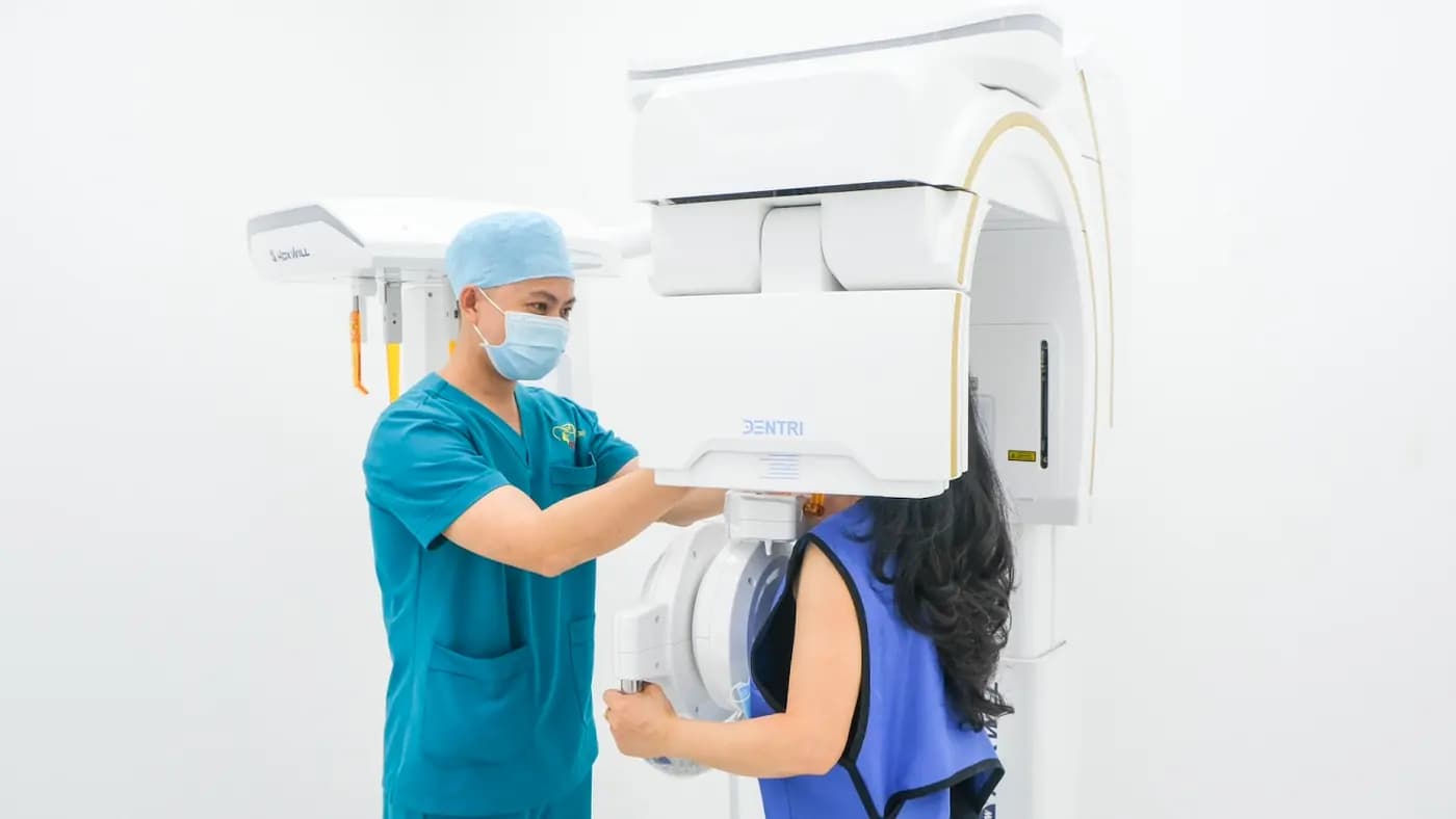 A Cone Beam CT scan before treatment planning